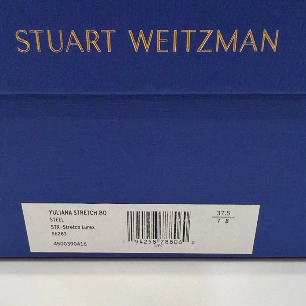 Stuart Weitzman Glitter Heeled Boots - Picture 2 of 4